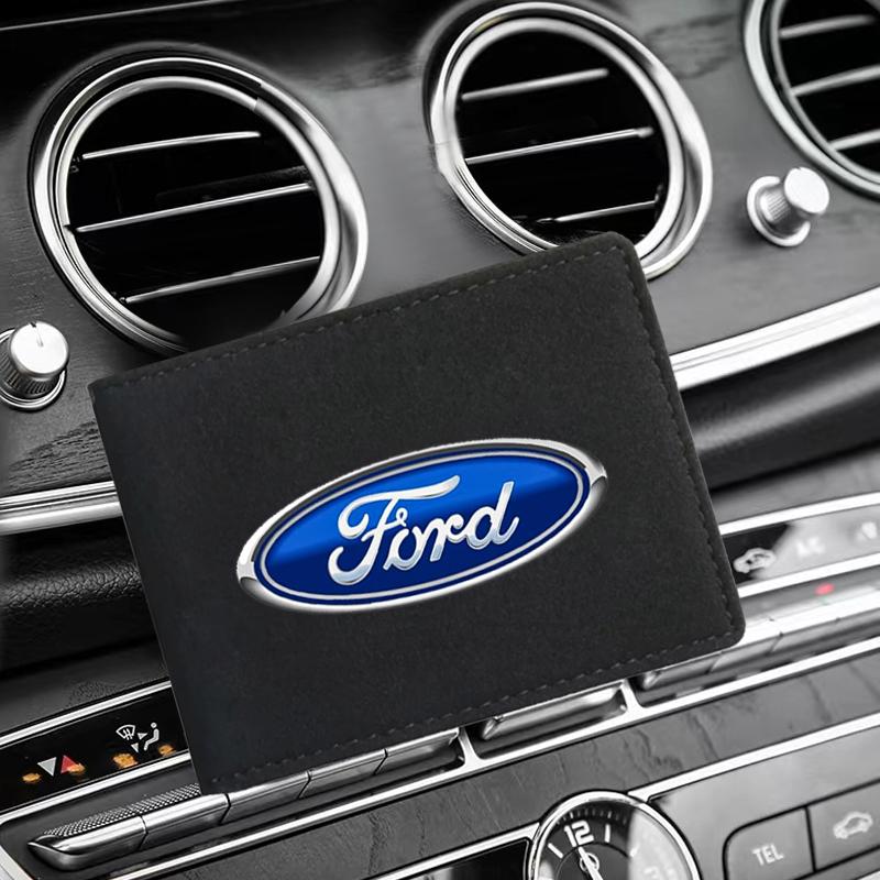 Car Driver License Cover Suede Anti-Fur Car Driving Documents For Ford Fiesta MK7 Mondeo MK4 ST Focus MK1 MK2 MK3 Focus 2 3 4