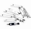40/80 Stück Broschenverschluss Nadelrückseiten Sicherheitsverschluss Nadelstifte Metallnadelrückseiten Namensschild-Nadelclips Schmucknadeln für Abzeichen Hochzeitsanstecker
