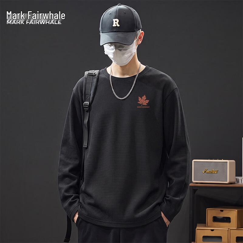Mark Fairwhale Men's Waffle Knit Long Sleeve T-shirt