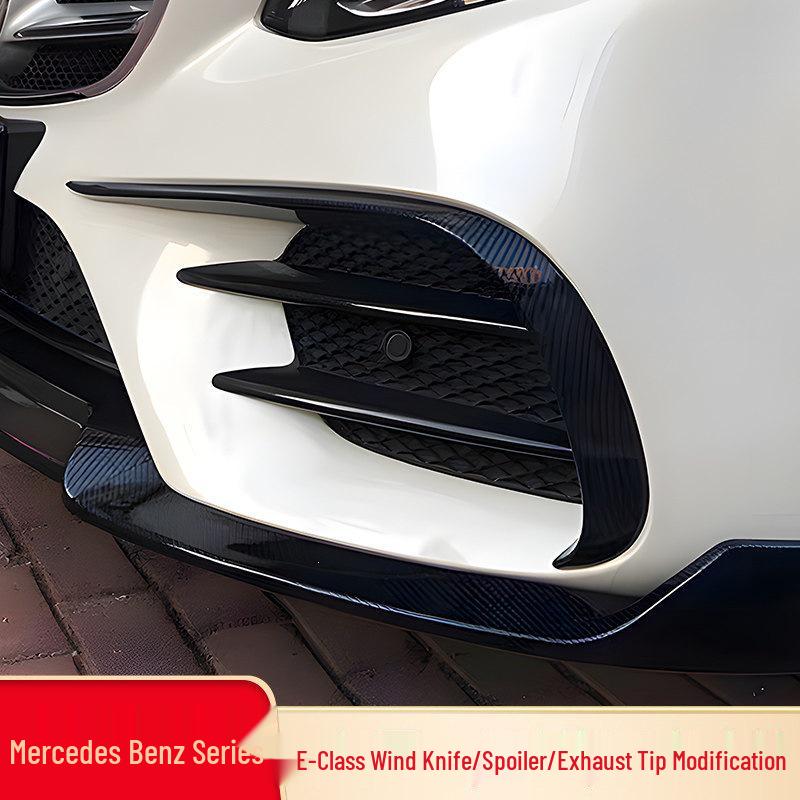 Mercedes-Benz E-Class E260L/E300L AMG Wind Deflector, Front Lip, Rear Spoiler, Diffuser, Tailpipe & Mirror Covers