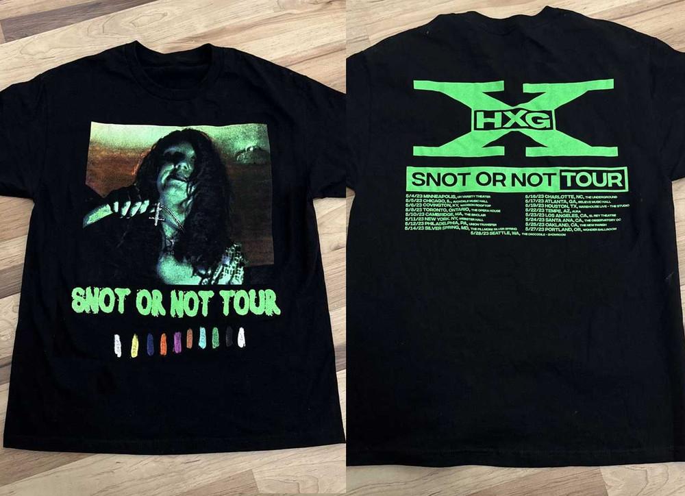 Band Snot Or Not Tour Homixide Gang Tee Cotton Shirt BS647 Unisex T-Shirt XL