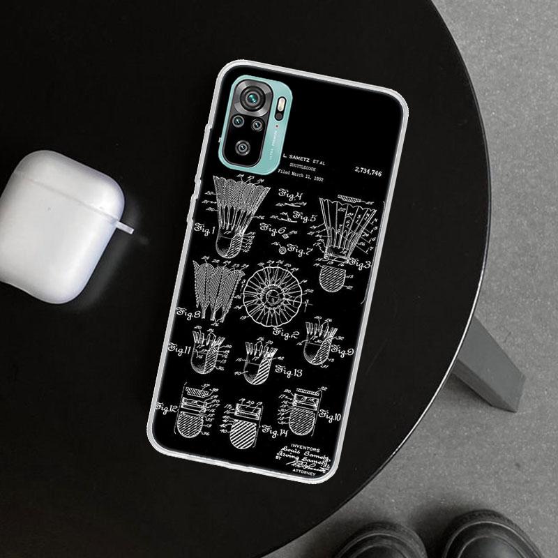 Badminton Sport Phone Case Cover for Xiaomi Redmi Note 15 14 13 12 11 Pro Plus 14S 12S 11S 11T 11E 10S 10 Customized Fundas Redm