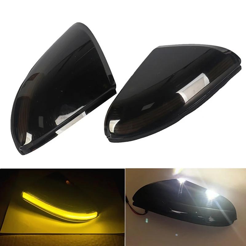 2PCS LED Side Mirror Turn Signal Puddle Light for Dodge Ram 1500 2500 2009-2018
