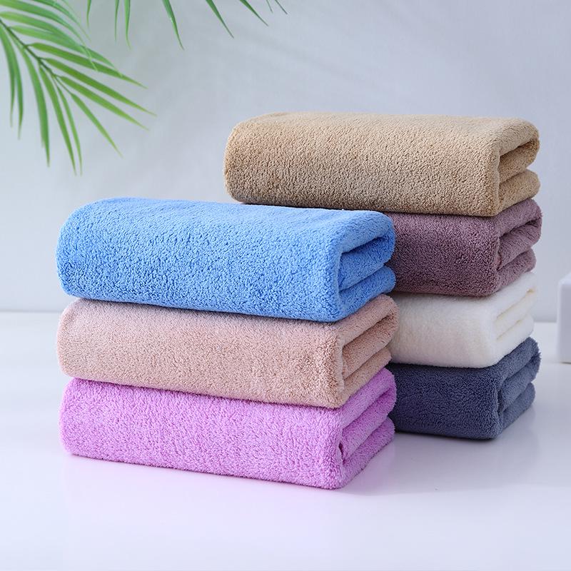 Schnelltrocknendes, fusselfreies Korallenfleece-Handtuch - Saugfähiges Gesichts- und Haarhandtuch, perfekt für den Heimgebrauch oder als Geschenk