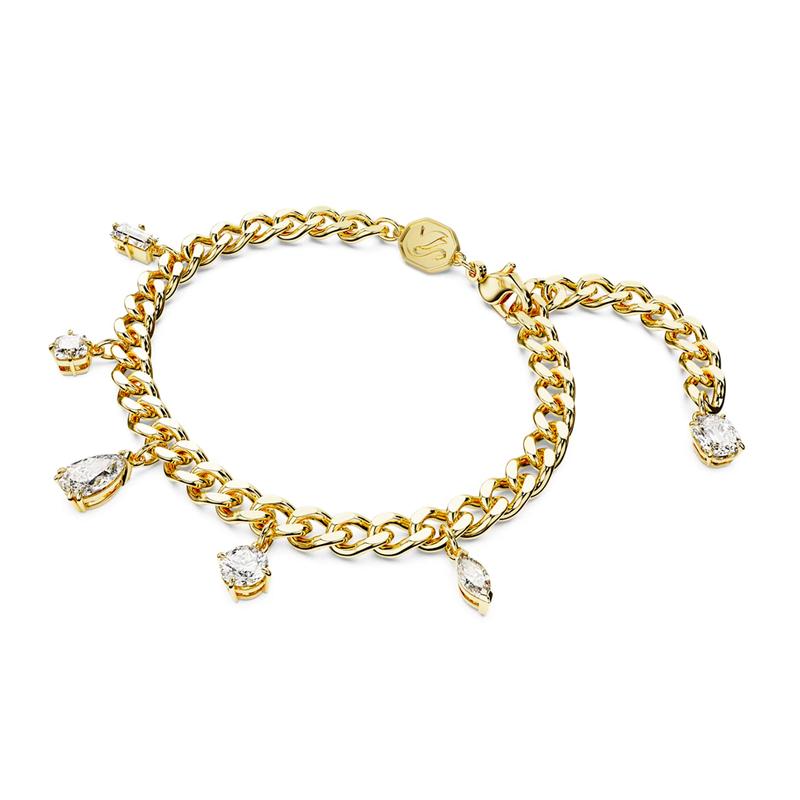 Swarovski Gemstone Pendant Dextera Bracelet Women's Gold 5665830