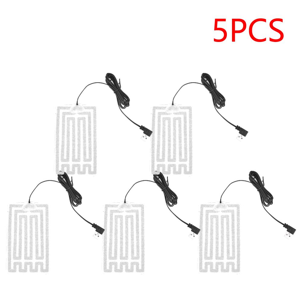 USB-Heizfolie Elektrische Heizmatte 5V Handschuhheizer Faltbar Elektrischer Fußwärmer Multifunktional für Kleidung Handschuhe Schuhe
