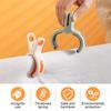 Strong ABS Drying Clamps with Ergonomic Handle for Comfortable Clothes Reinforced Windproof Clothing Clips