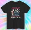 1776 America Eagle T-Shirt Mens Womens Tees Top | Patriotic Vintage USA Tee S-5XL