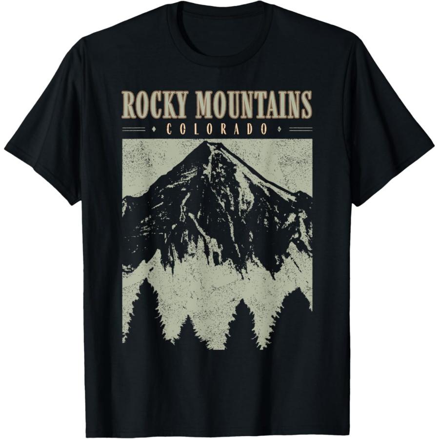 

Retro Rocky Mountains National Park Colorado Vintage Hiking T-Shirt XXXXXL чорний