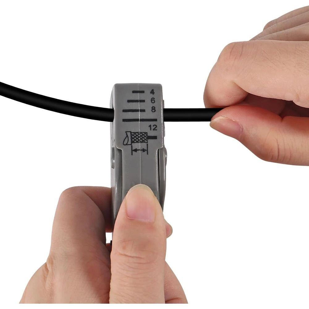 Carbon Steel Coax Cable Crimper Multifunctional Wear-Resistant Wire Stripper Tools Set Coaxial Compression Coax Cable Extend