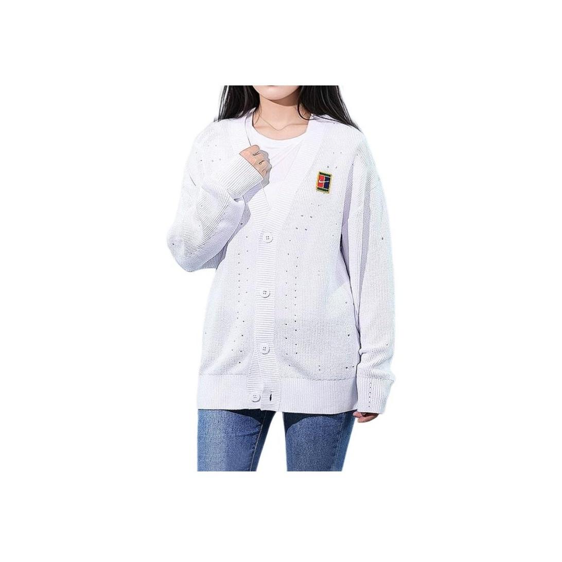 

Nike Comfortable Soft Skin-Friendly Casual Sports Knit Top Women tops White IB7754-100 L