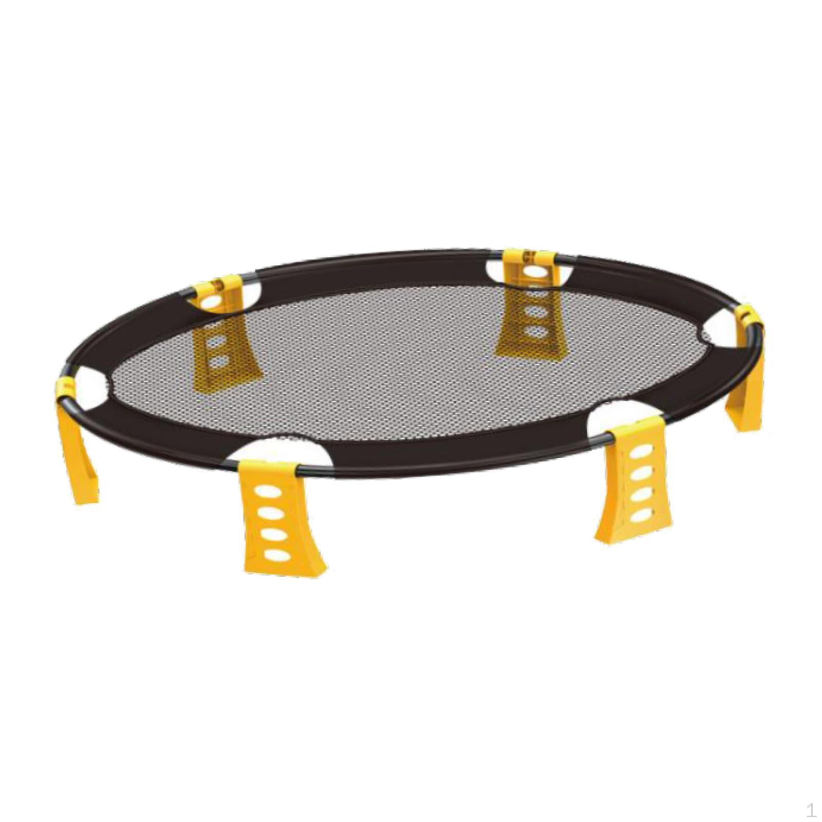 

Пляжный игровой набор с круговой сетью и для семей жёлтый