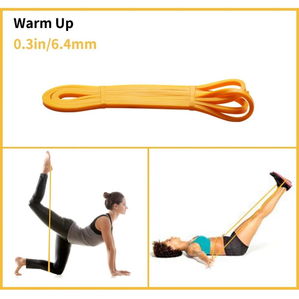 

Сверхмощная латексная лента для упражнений, эластичная лента для занятий спортом, силовая подтягивающая вспомогательная лента для тренировок, пилатеса, оборудование для фитнеса 4.5*13mm