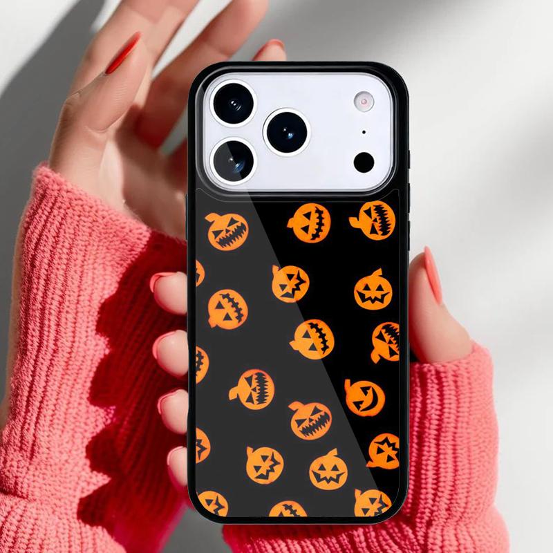 Halloween Pumpkin Phone Case for iPhone 17 16 15 14 13 Pro Max Back Cover for 12 11 Pro Coque