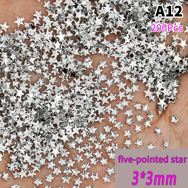 

200 шт. Мини Ногти Плоское Дно Изысканный DIY Шарм для Ногтей Драгоценные Камни Ослепительный Маникюрный Совет 3D Украшение для Ногтей as the picture