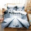 3D Print Game Metro Exodus Bedding Set Duvet Cover Bed Set Quilt Cover Pillowcase Comforter king Queen Size Boys Adult Bedding02