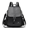 PU Backpack Women's Lightweight Backpack Multi-functional Shoulder Bag