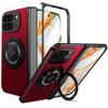 2700 Gass Strong Magnetic 360 Stand Ring Case for Google Pixel 10 Pro Fold Cover- Metal Hinge Protection with Screen Protector
