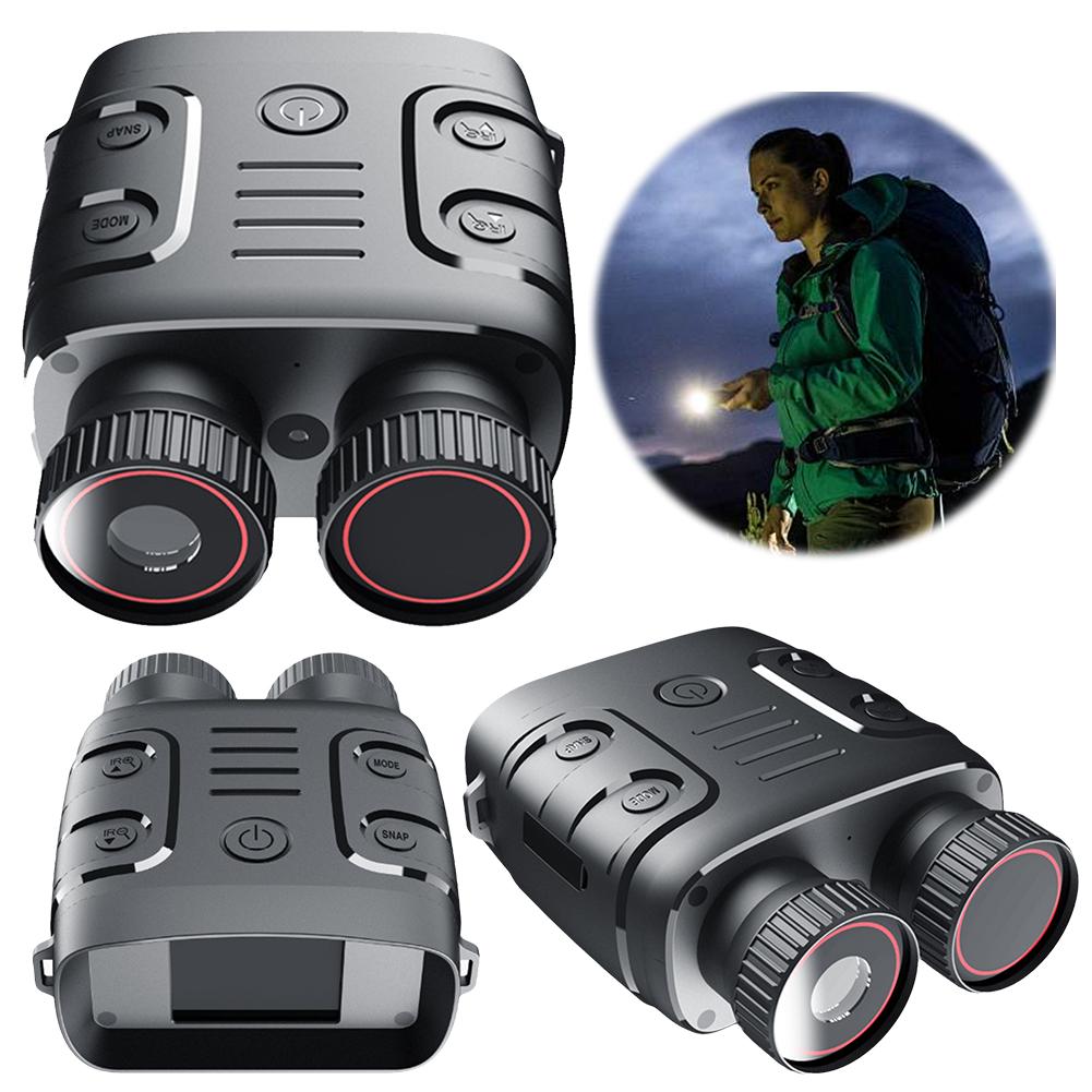 HD 1080P Infrared Binoculars 5 X Digital Zoom Night Vision IR Goggles 300M Full Dark Viewing Distance for Outdoor Camping Travel