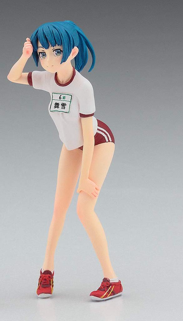 Hasegawa Tamago Girls Collection Maiyuki Sara Tamago Hikoki Resin Figure Plastic Model SP387 No.06 1/20 W/ T-4 & Non-Scale