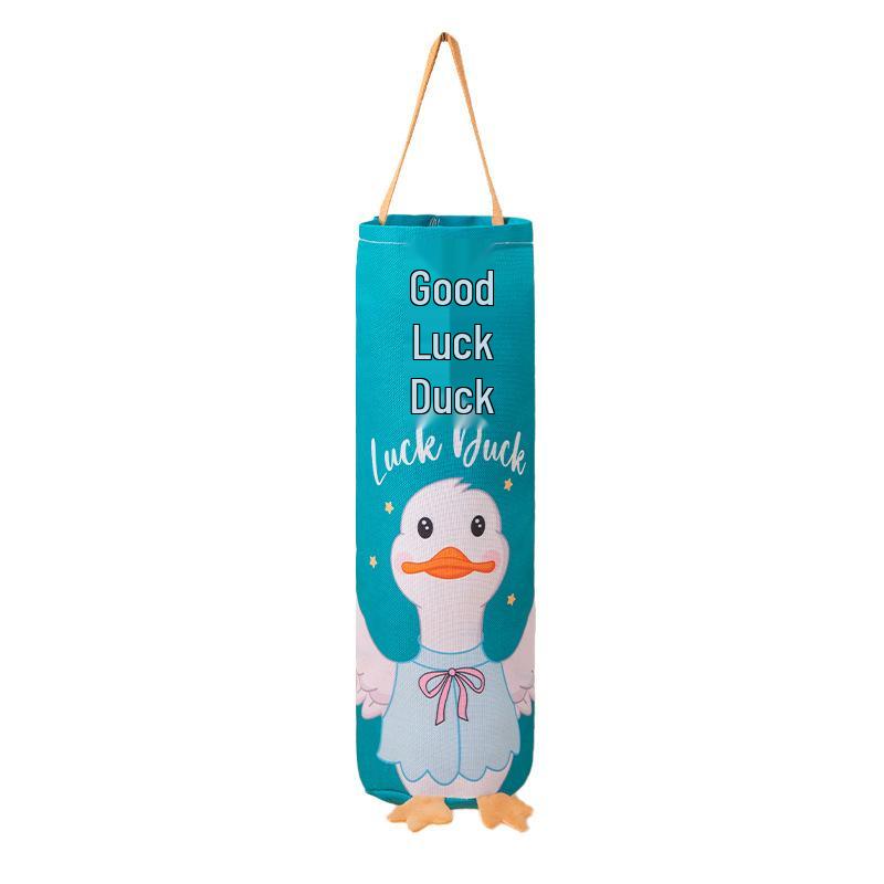 Wall-Mounted Kitchen Plastic Bag Organizer and Collector