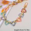 Acrylic Fashion Replaceable Bag Chain Strap Detachable Resin Purse Strap for Crossbody Shoulder Bag Daily Commute