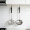 Stainless Steel Slotted Spoon for Cooking and Frying Rustproof Kitchen Skimmer Large Colander Vegetable Broth Tool