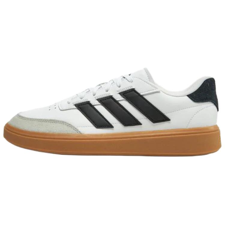 

Adidas COURTBLOCK Low top Skateboard Shoes Men s White Black JS4116 42⅔
