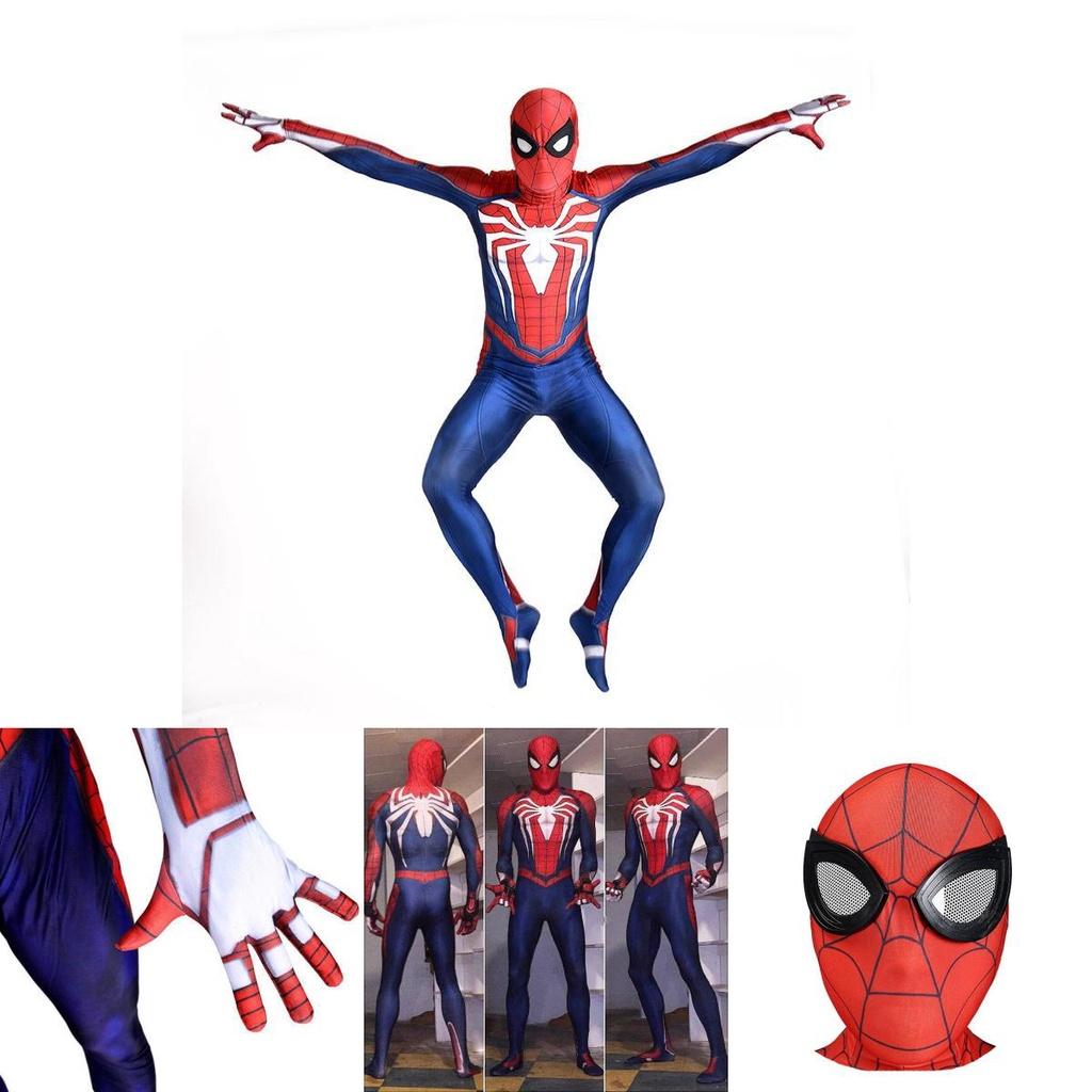 Costum Cosplay Ps4 Insomniac Spider-man Imprimat 3D Adult Copii Costum Spidey Zentai Cu Manoperă Exquisită Și Material Licra Respirabil