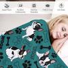 Cute Boston Terrier Blanket Soft Cozy Flannel Boston Terrier Throw Blankets Bedding Decor for Kids Adults Boston Dog Lover Gifts