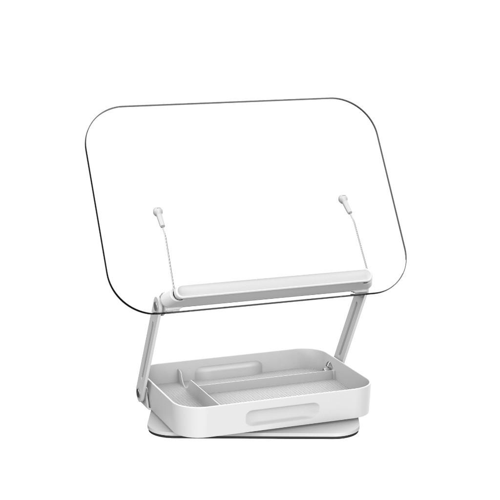 360° Rotatable 2 Adjustable Book Reading Stand Retaining Clip Reading Board Stand Ergonomic Foldable Tablet Stand