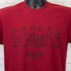 Coca Cola La Bottiglia Distintiva T-shirt M Media Rossa Coke Soda Pop Storia Maglietta