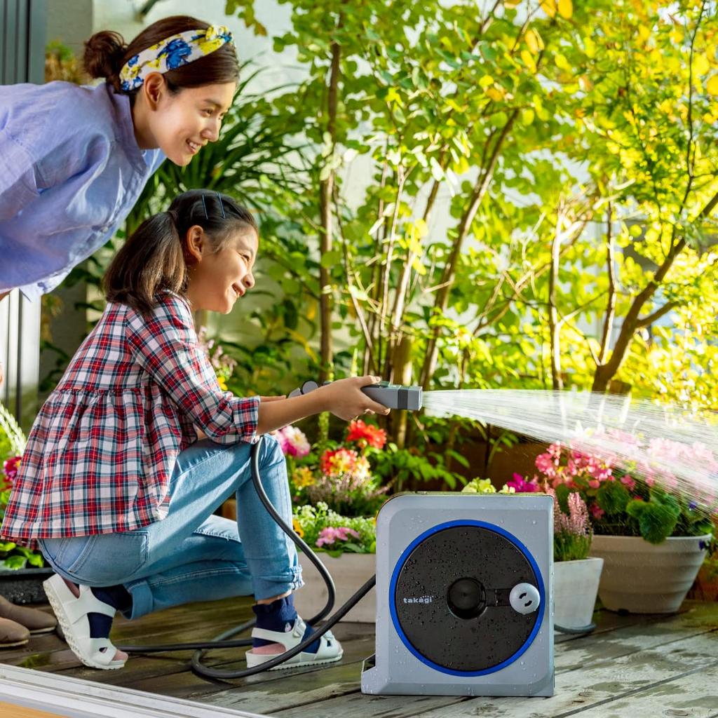 Takagi Hose Reel NANO NEXT (Light Gray, 15m)