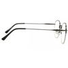 Semi Rimless Oval Black Smartbuy Collection Treysab 930b Fashion Men Eyeglasses