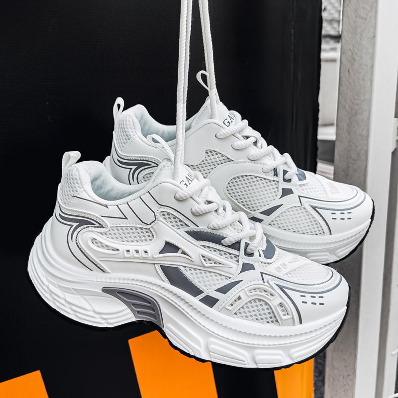New Fashion New Men's Fashion Casual Low Top Sports Shoes Students Thick Sole Comfortable Sneakers Boys Male Classic Breathable Basketball Shoes
