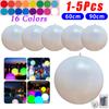 1-5PCS 60/90CM Floating Pool Lights with 16 Colors Waterproof Outdoor Swimming Underwater Pool Lights Ball for Swimming Pool