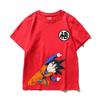 Boys, Girls and Adults Dragon Ball Goku Cartoon Short-sleeved T-shirt, Japanese Anime Fusion Children's Printed Trendy Top