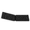 Faltbare Tastatur Leise Wiederaufladbar Kabelgebunden Drahtlos Bluetooth Dual-Modus Tragbare Faltbare Tastatur für Tablets Desktop