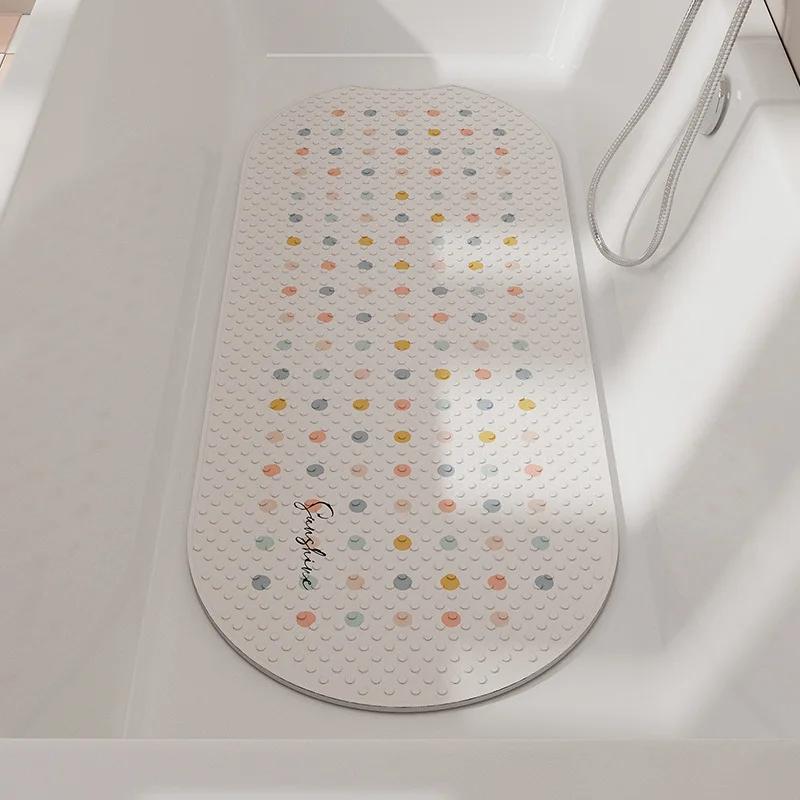 Rutschfeste Badematten aus PVC mit Saugnäpfen, große Badewanne, Sicherheitsdusche, Bodenmatte, 40 x 100 cm