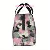 1pc, Abstract Camouflage Pattern in Muted Colors, Printed Thermal Bag, Insulation Bag, Insulated Bag, No Food Contact, Suitable