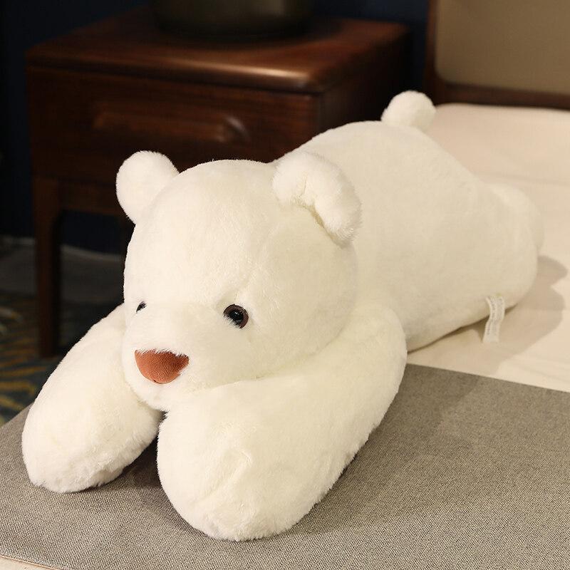 Panda BearsStuffed Animal Plush Cute Polar Bear Soft Brown Bear Hugging Plushies Pillow Toys Doll Kawaii Birthday Gift 65cm