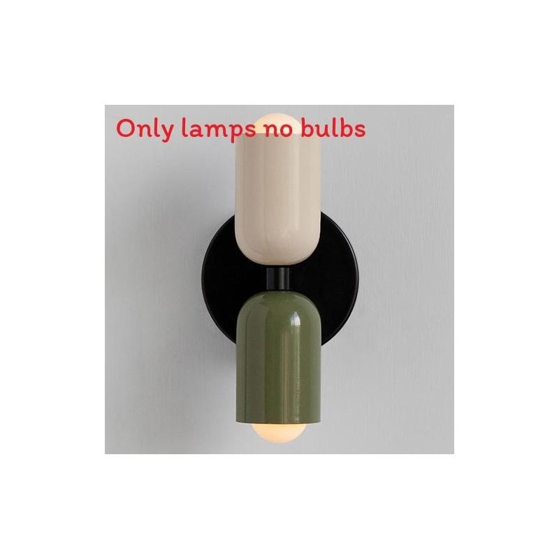 Retro Iron Wall Light With Dual Heads For Home Interior And Bedroom Use