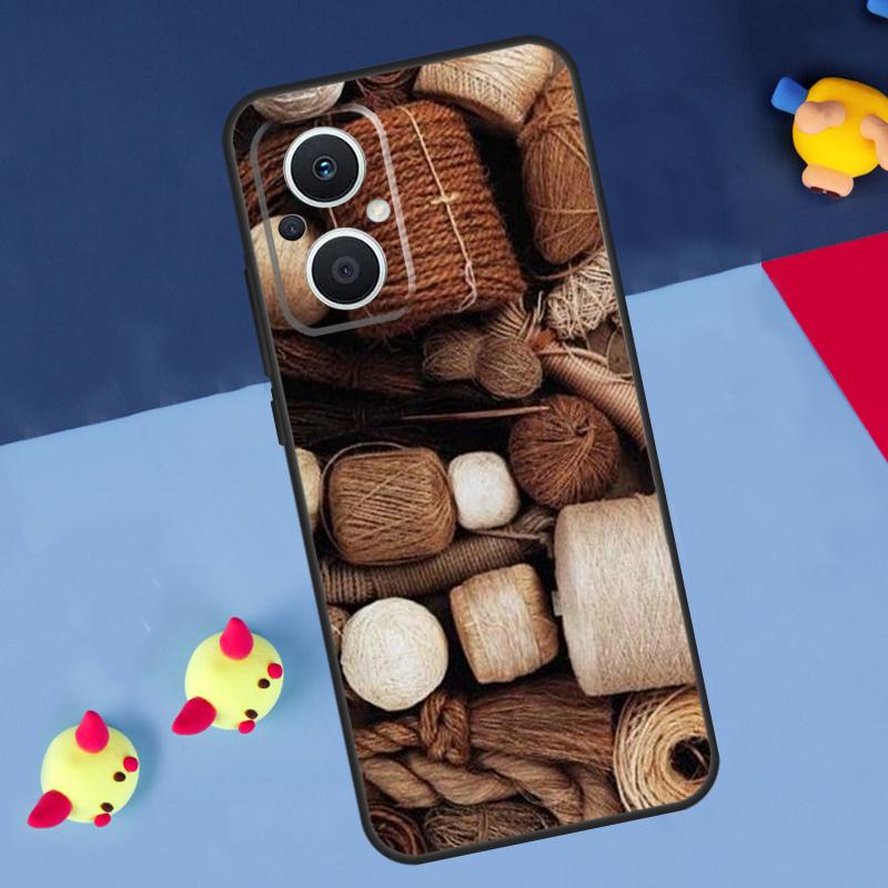 Sewing Knitting Crochet For OPPO Reno 12F 13F 14F 11F 10 11 12 13 14 Pro 8T 7 8 Lite OPPO Find X9 X8 X6 X5 Pro Case