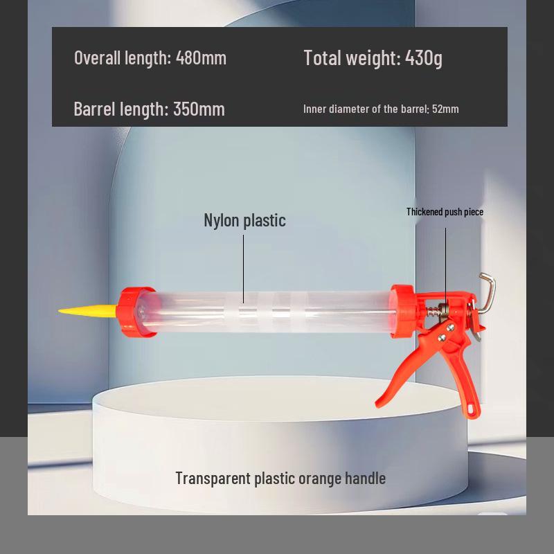 

Aluminum Alloy Manual Caulk Gun - Labor-Saving Structural Adhesive Tool for Household Use