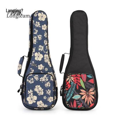 Langting Kreative Ukulele mit Verdickter Doppelschulter-Baumwolltasche