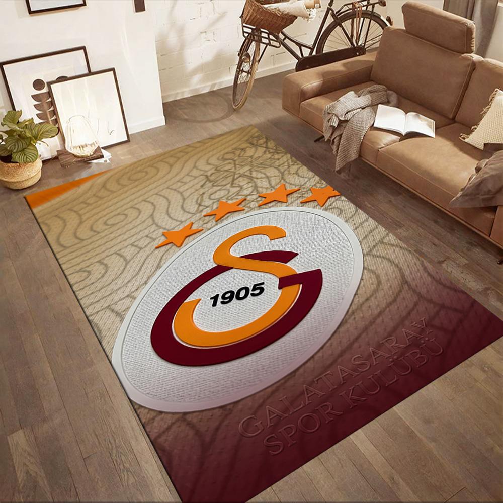 Galatasaray 28 Floor Rug Office Rug Suitable for Study Room Outdoor Entryway Bedrooms Antislip Carpet Office Home Decor Perfect Gift for Women/Men