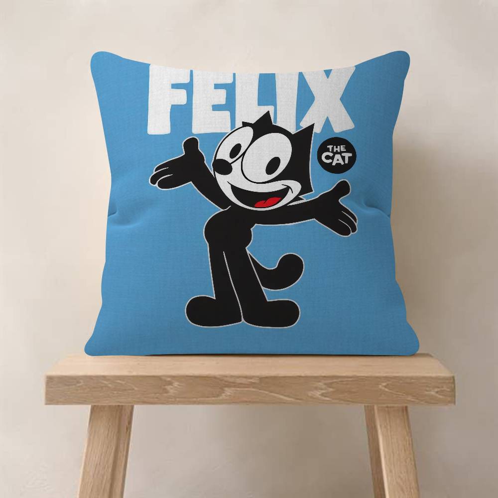 Movie FFelix CLASSIC the Cat Cushion Cover Pillowcase Upholstery Sofa Throw Pillow Home Decor Pillowcas