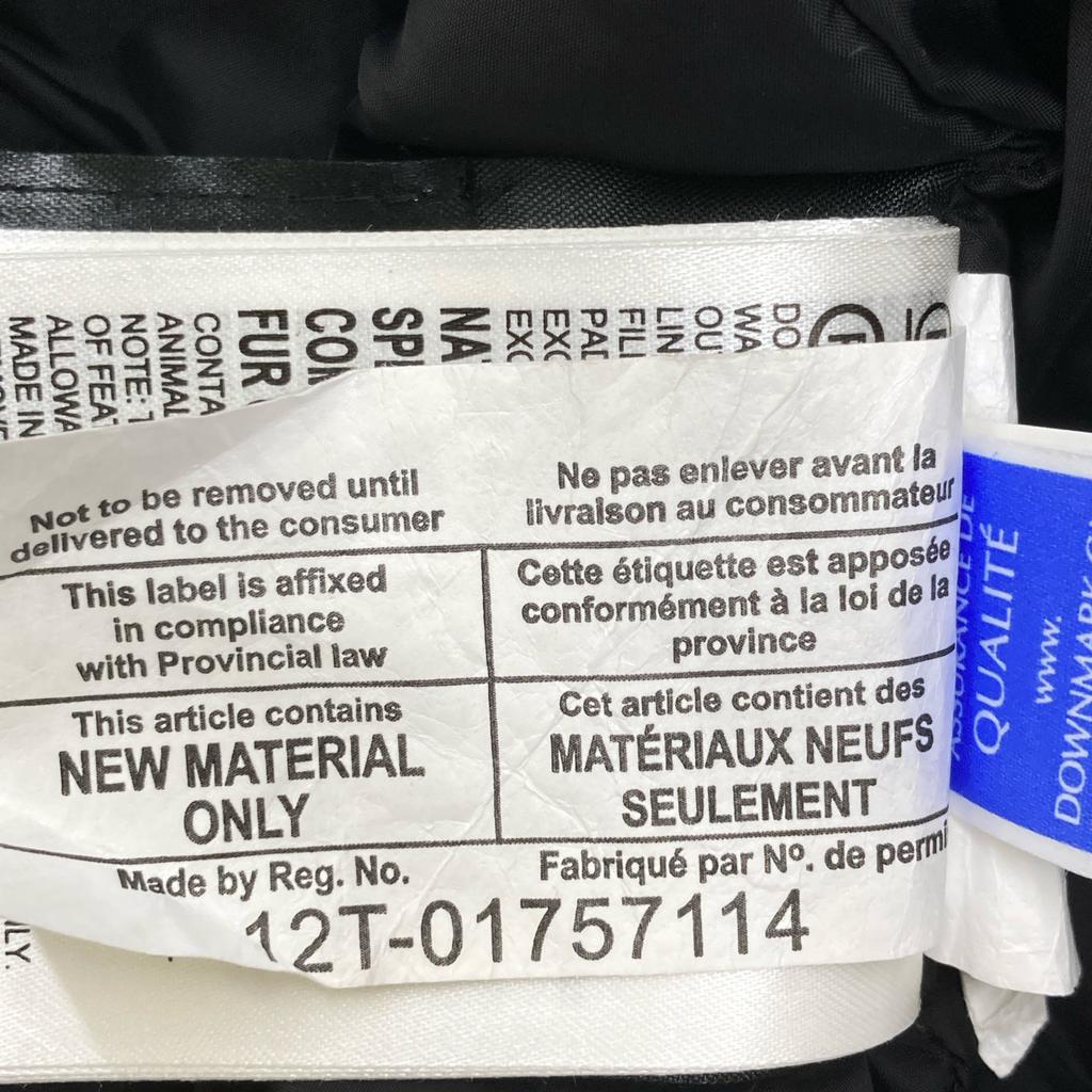 CANADA GOOSE 2603JL BLACK BRONTE PARKA Bronte Parka Down coat with fur coat S blackUsed