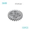 DIY Building Blocks MOC Technical Gear Axle Bricks Parts Worm Rack Conector Train Car Crane Model Assembles Christmas Gifts