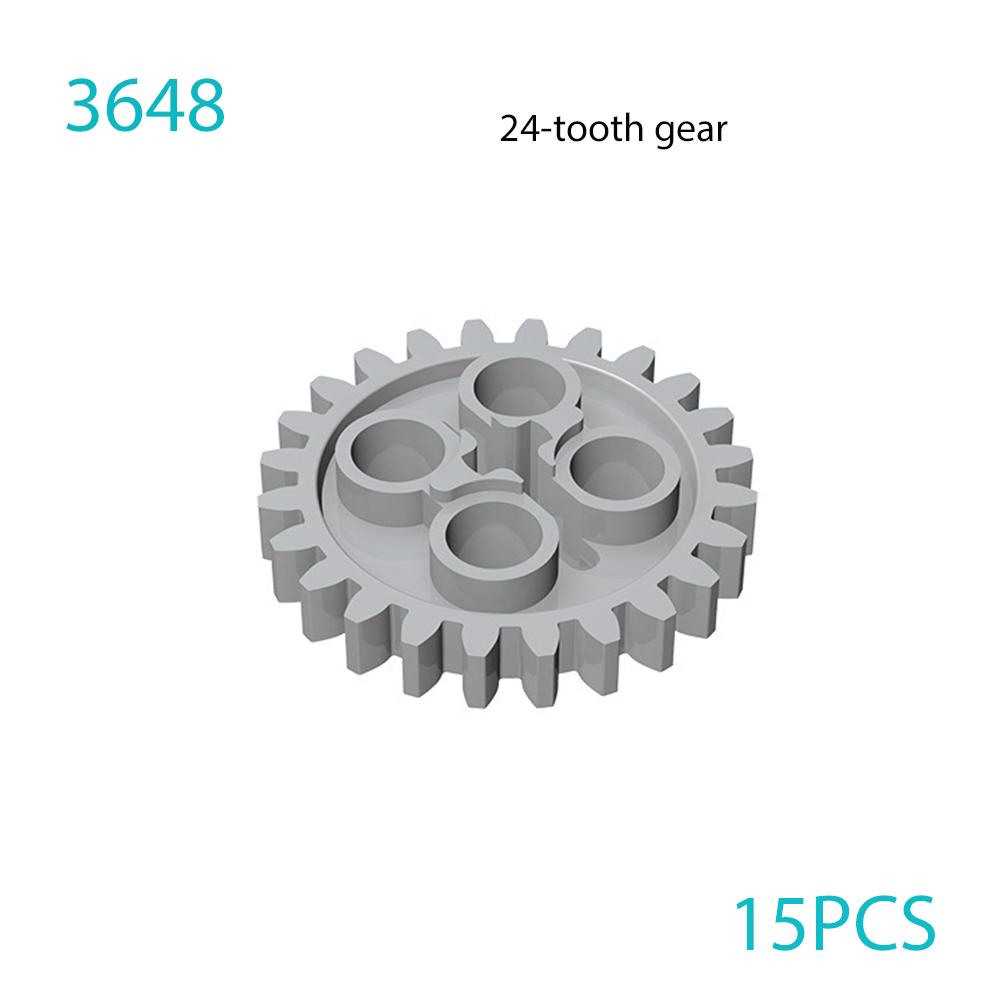 DIY Building Blocks MOC Technical Gear Axle Bricks Parts Worm Rack Conector Train Car Crane Model Assembles Christmas Gifts